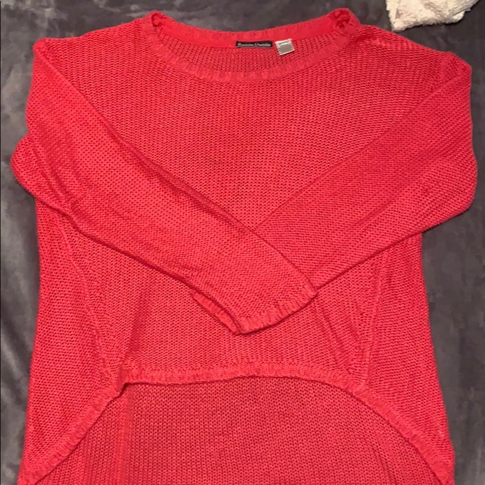 Hot Pink Net Sweater